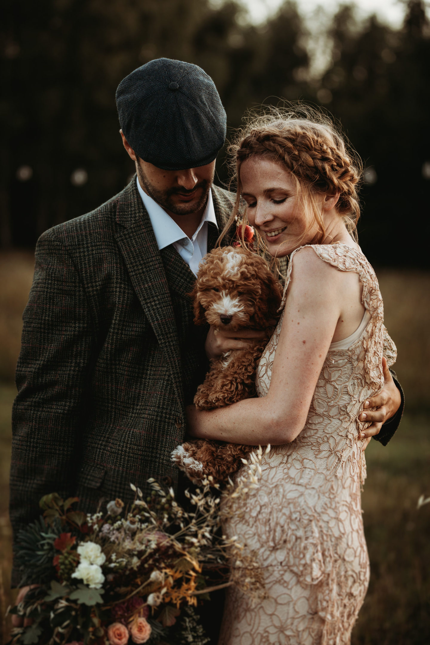 Eco-Weddding At Wellington Wood With Autumn Folklore Vibes