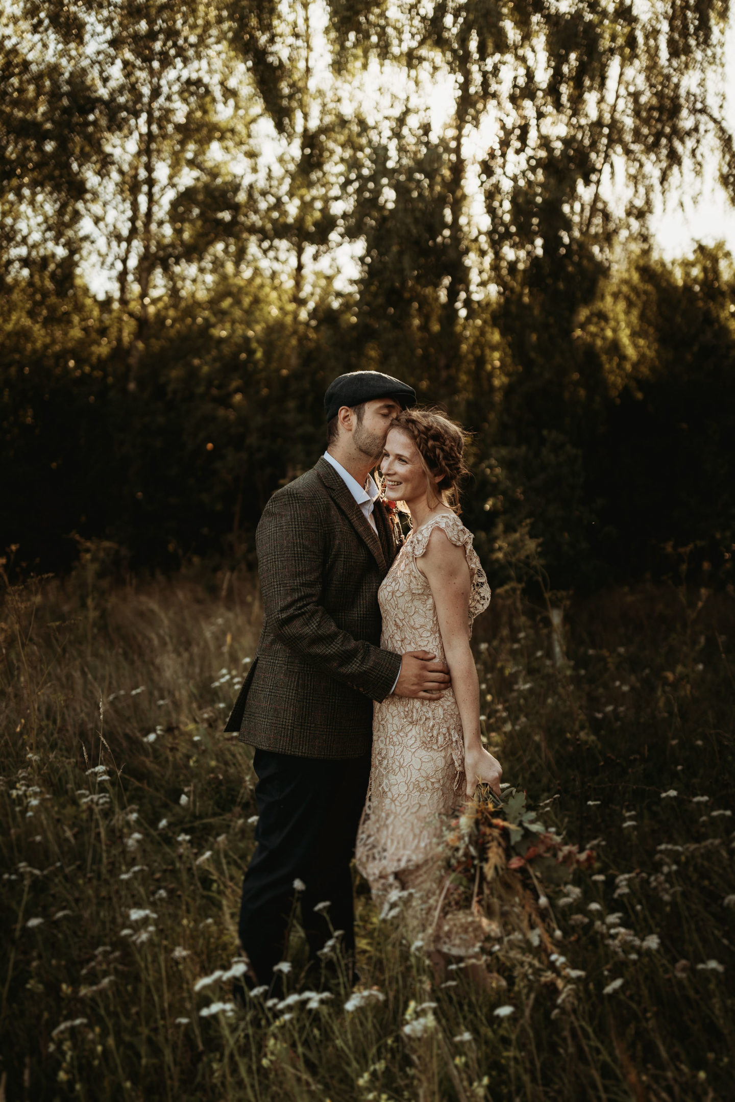 Eco-Weddding At Wellington Wood With Autumn Folklore Vibes