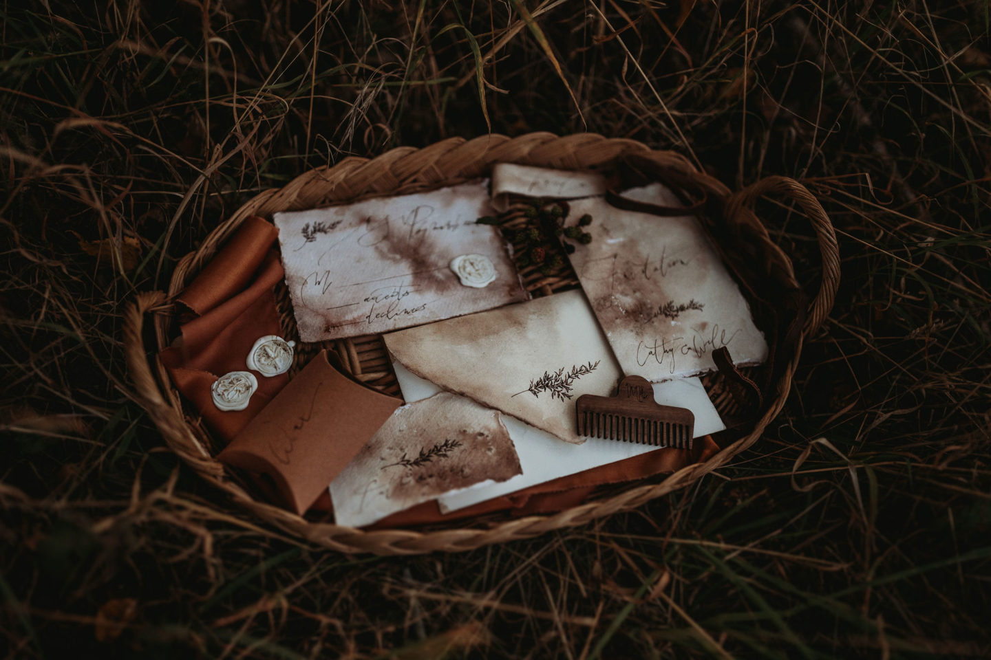 Eco-Weddding At Wellington Wood With Autumn Folklore Vibes