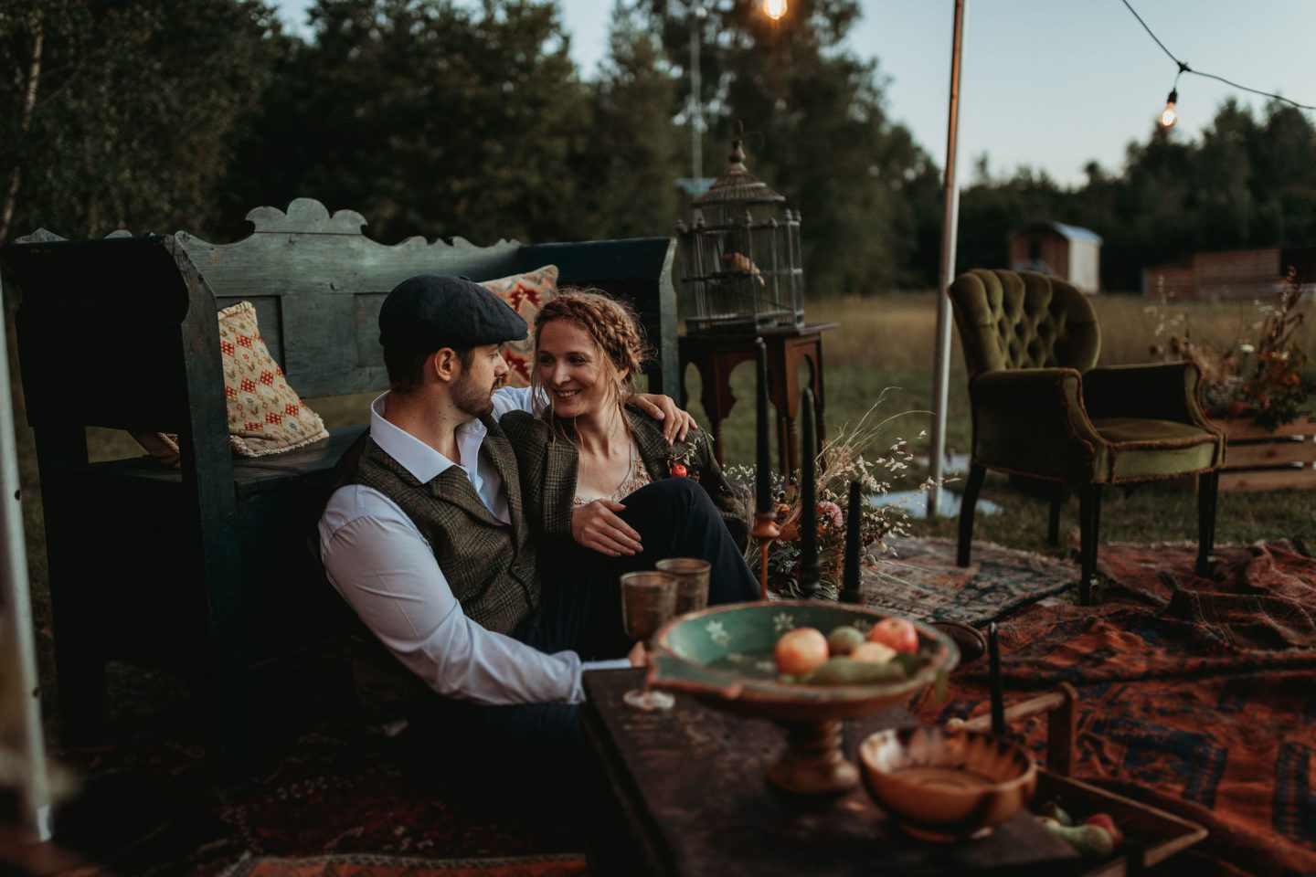 Eco-Weddding At Wellington Wood With Autumn Folklore Vibes