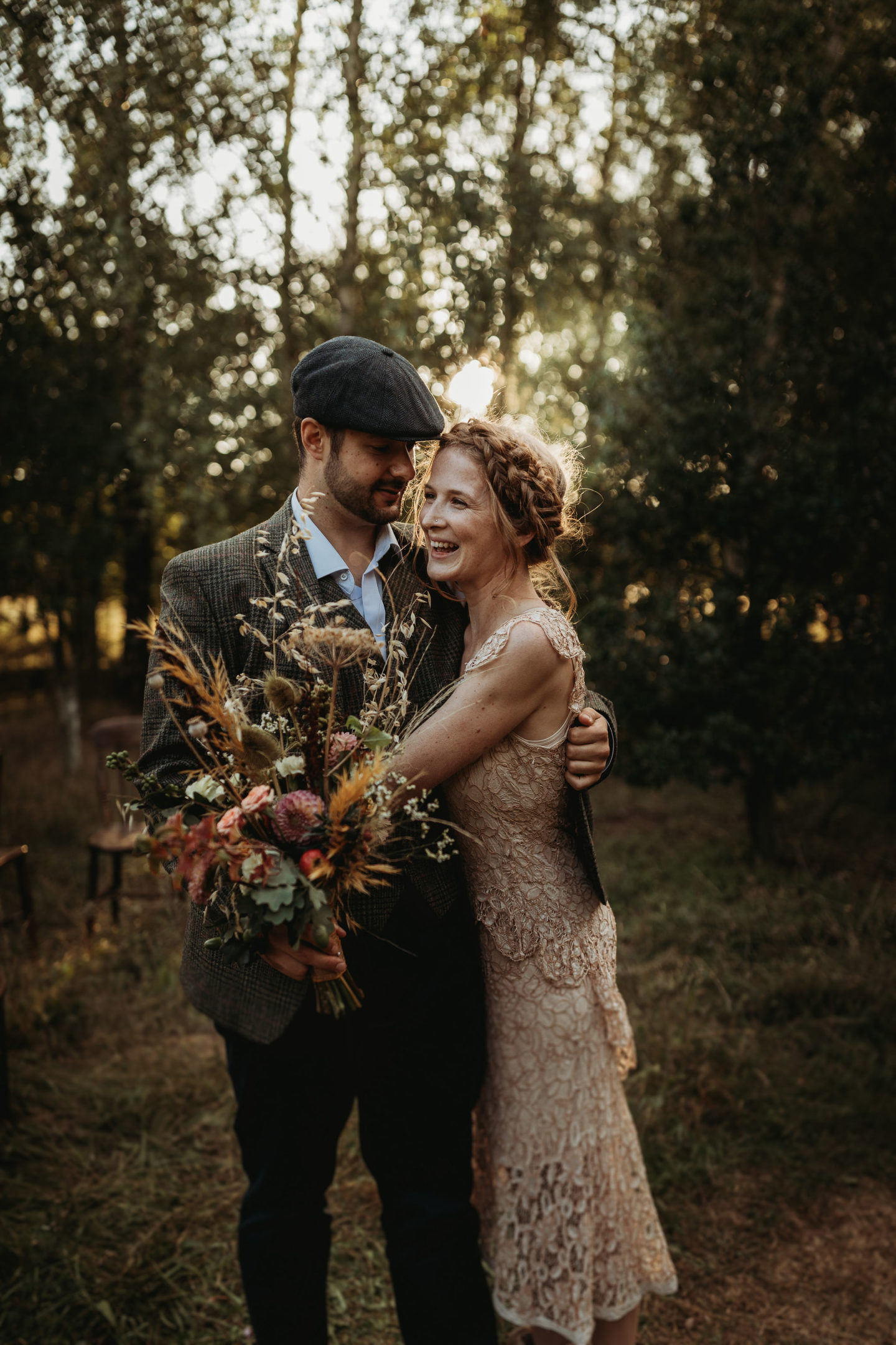 Eco-Weddding At Wellington Wood With Autumn Folklore Vibes