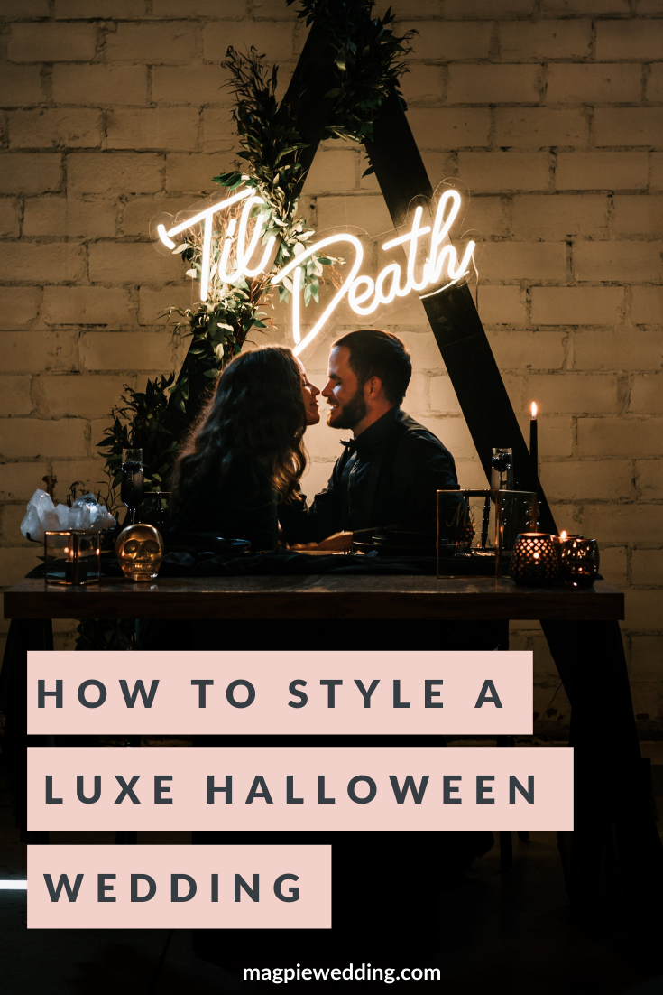 How To Style A Halloween Wedding In A Luxe Autumnal Way