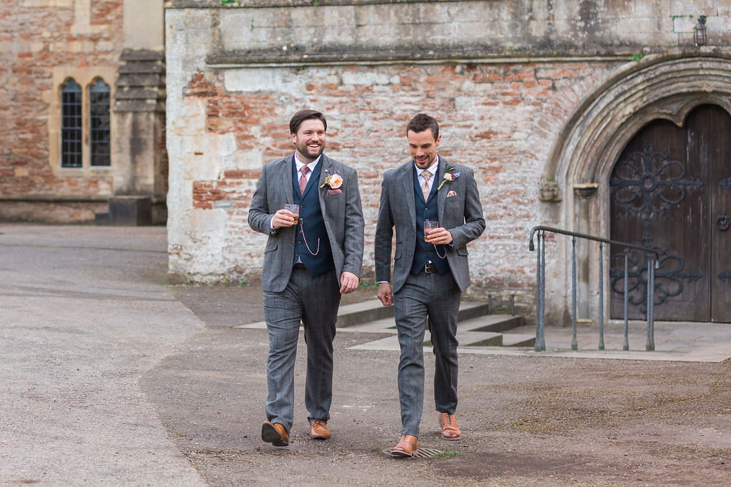 Romantic Pastel Coloured Wedding At Bishops Palace Wells, Somerset