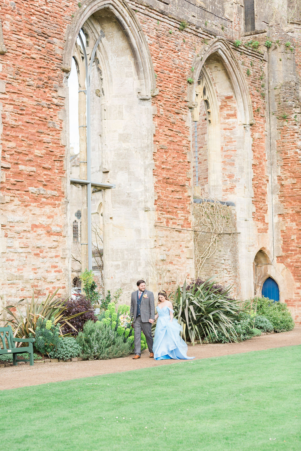 Romantic Pastel Coloured Wedding At Bishops Palace Wells, Somerset