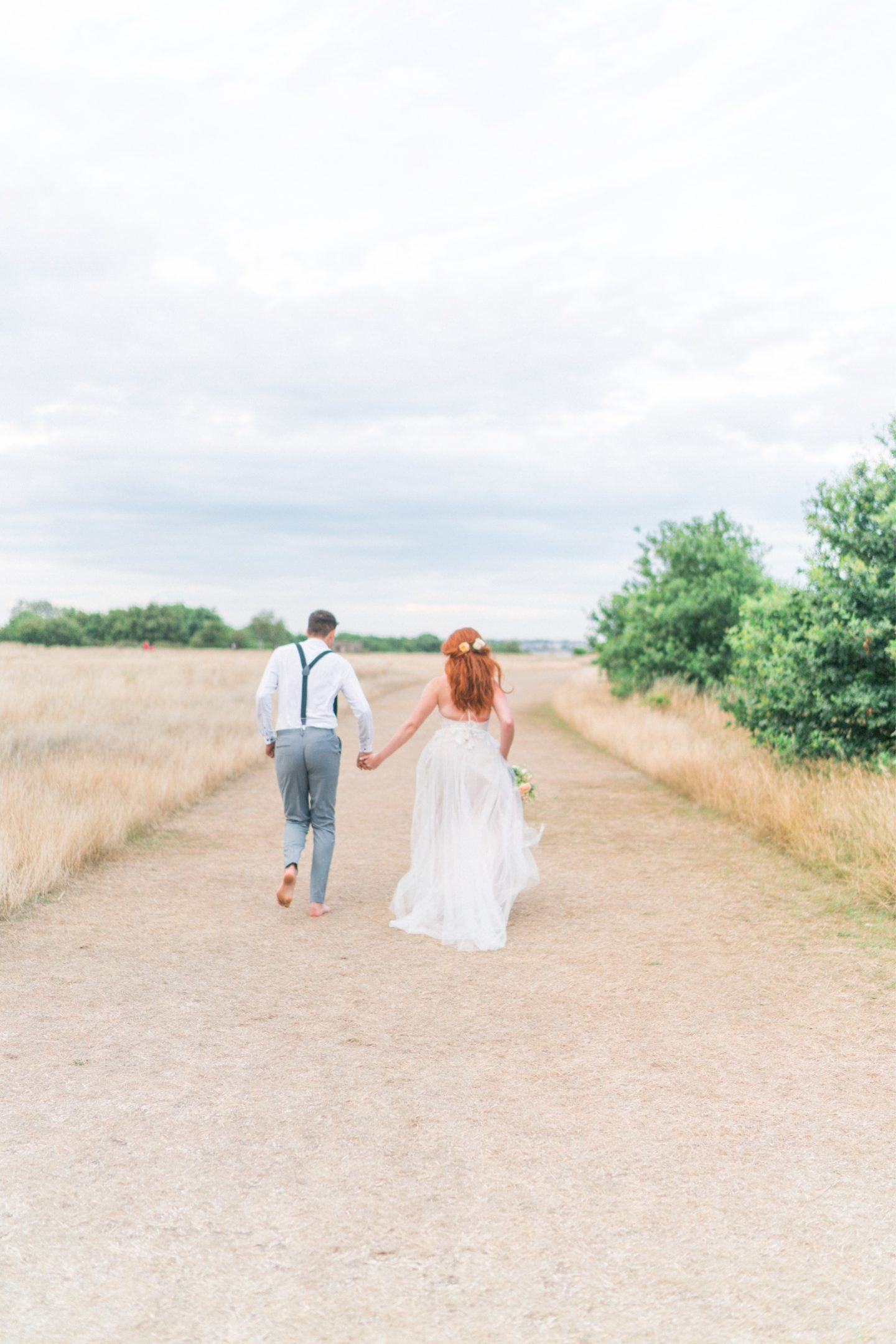 Beach Elopement Wedding With Dreamy Pastel Styling At East Mersea Island