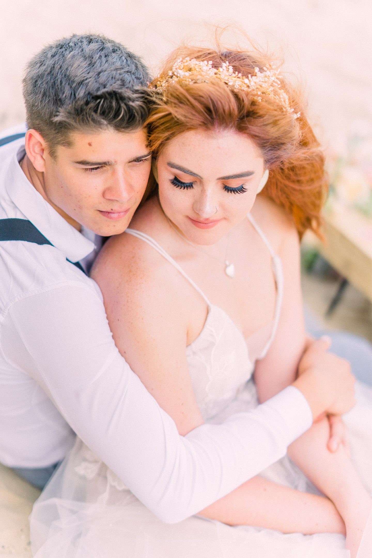 Beach Elopement Wedding With Dreamy Pastel Styling At East Mersea Island