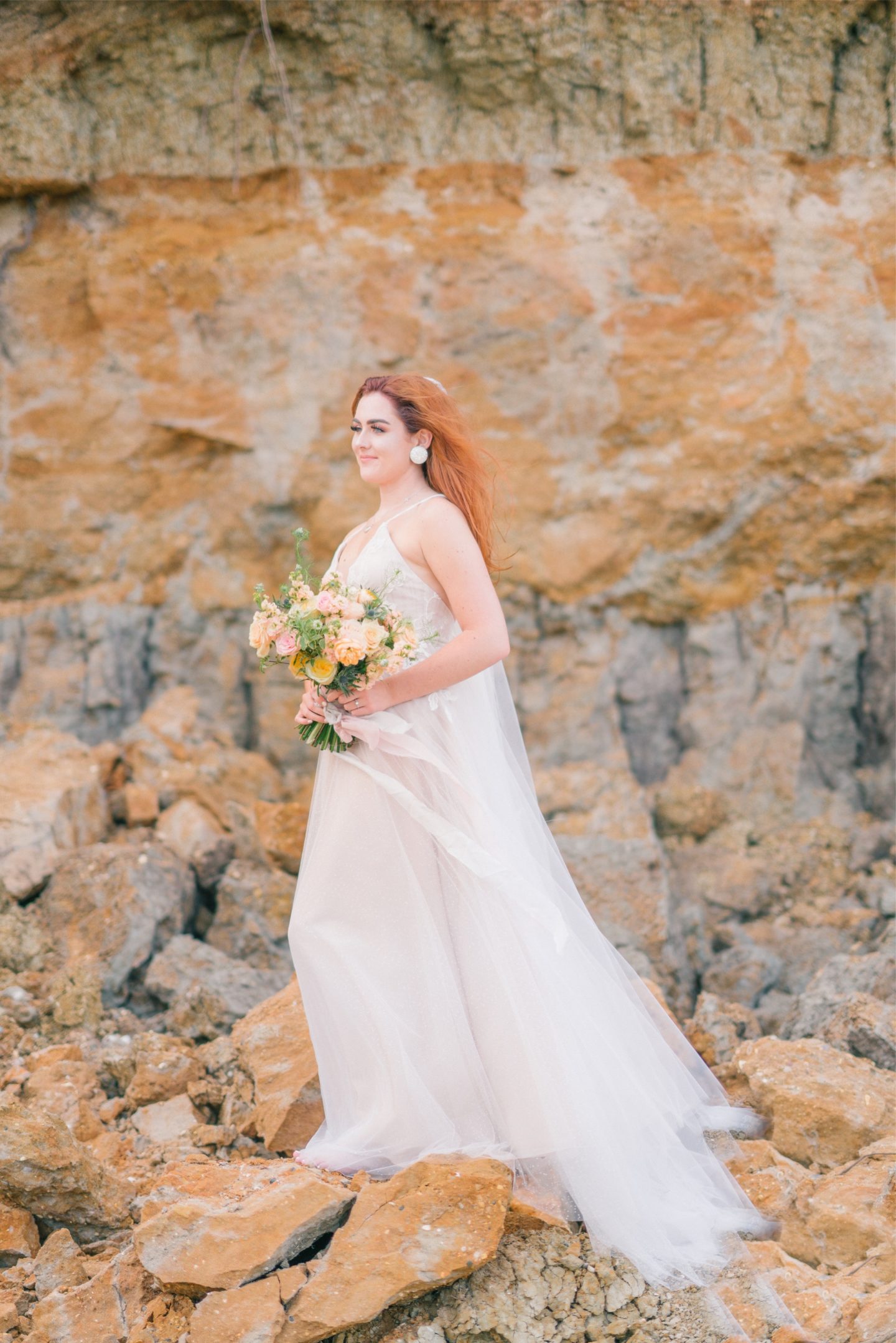 Beach Elopement Wedding With Dreamy Pastel Styling At East Mersea Island