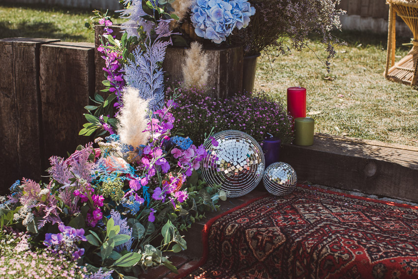 Bright and Colourful Rock Festival Wedding At Jimmy's Farm, Suffolk