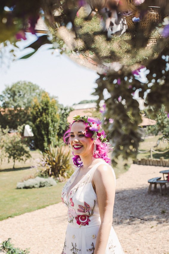 Bright and Colourful Rock Festival Wedding At Jimmy's Farm, SuffolkBright and Colourful Rock Festival Wedding At Jimmy's Farm, Suffolk