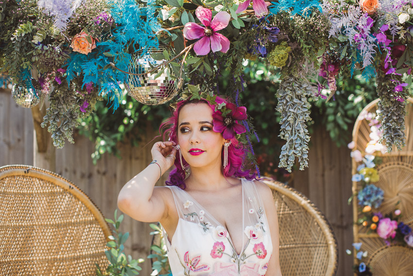 Bright and Colourful Rock Festival Wedding At Jimmy's Farm, Suffolk