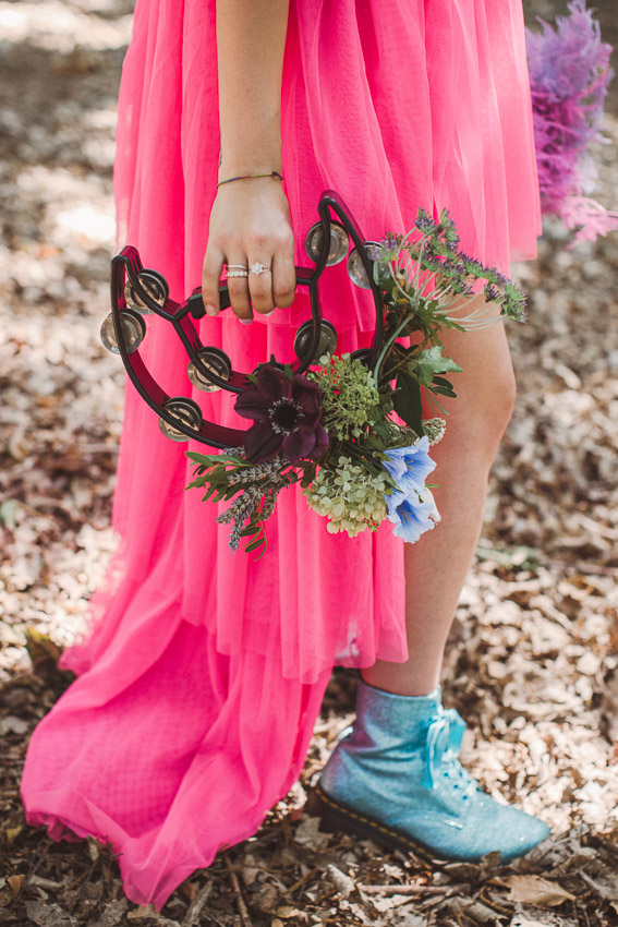 Bright and Colourful Rock Festival Wedding At Jimmy's Farm, Suffolk