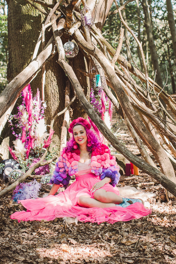 Bright and Colourful Rock Festival Wedding At Jimmy's Farm, Suffolk