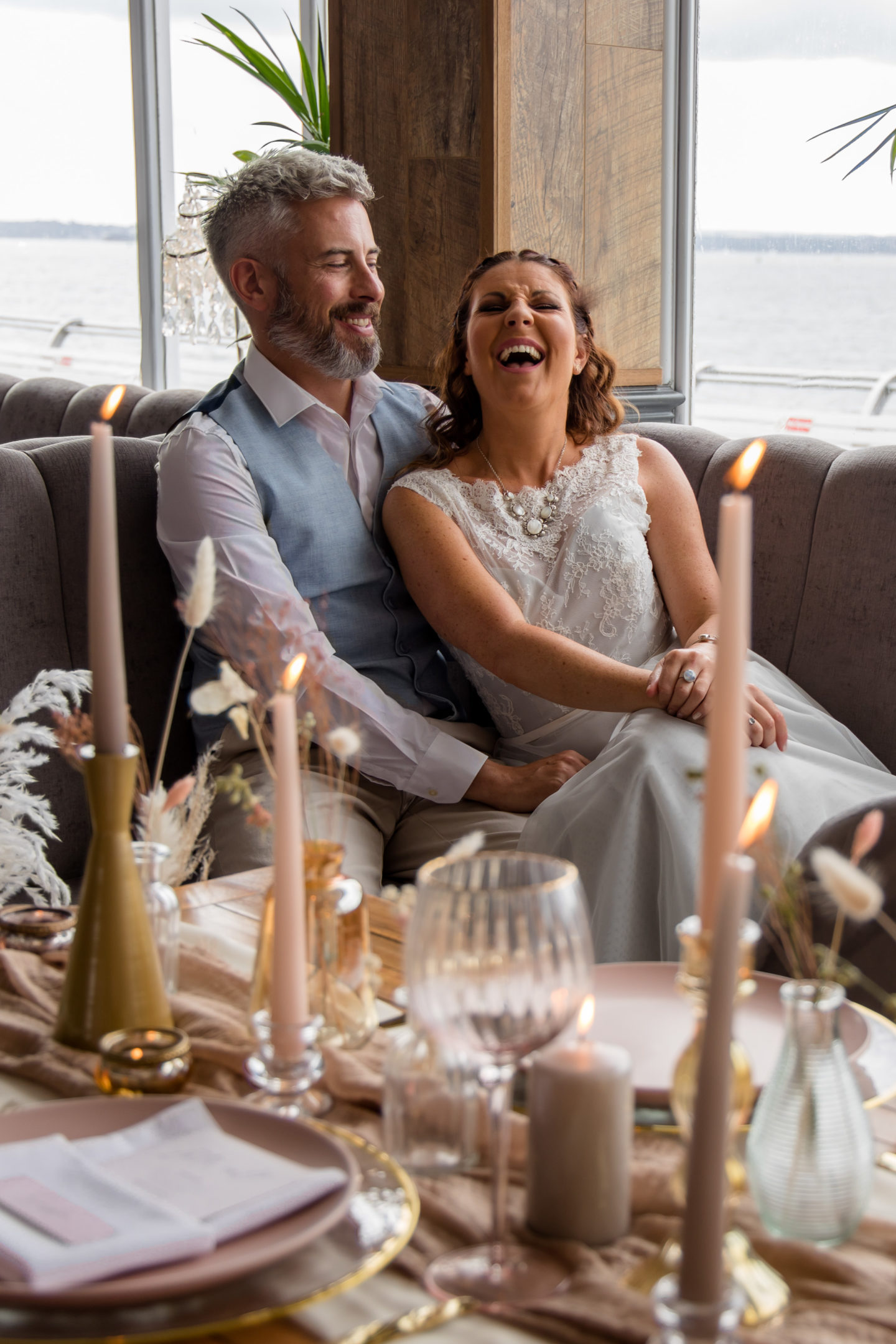 Luxury Seaside Inspired Wedding Inspiration at The Gaiety Bar, Southsea