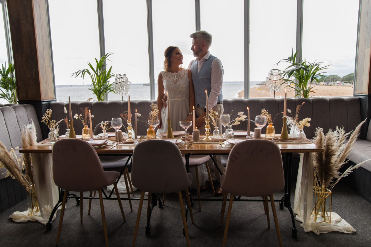 Luxury Seaside Inspired Wedding Inspiration at The Gaiety Bar, Southsea