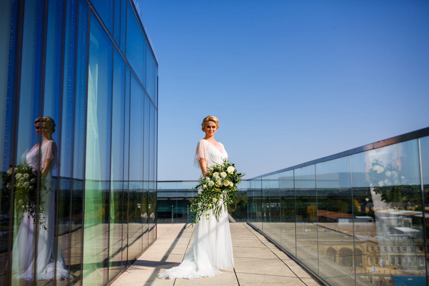 Intimate Wedding At Cambridge Registry Office With 1920s Inspired Wedding Dress