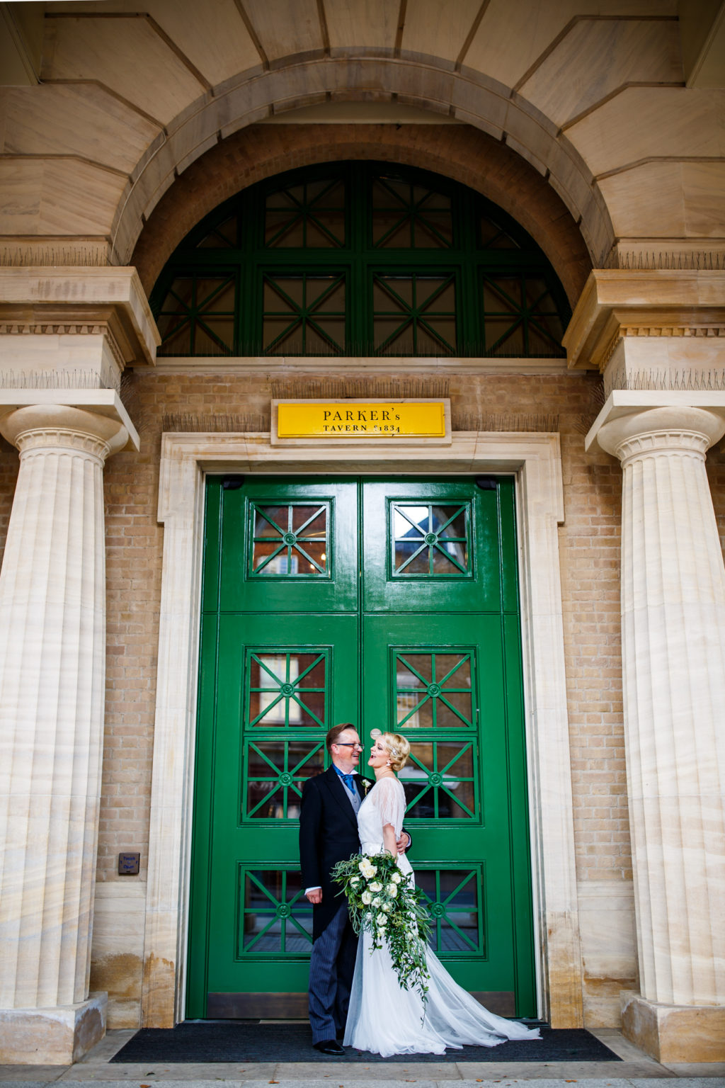 Intimate Wedding At Cambridge Registry Office With 1920s Inspired Wedding Dress