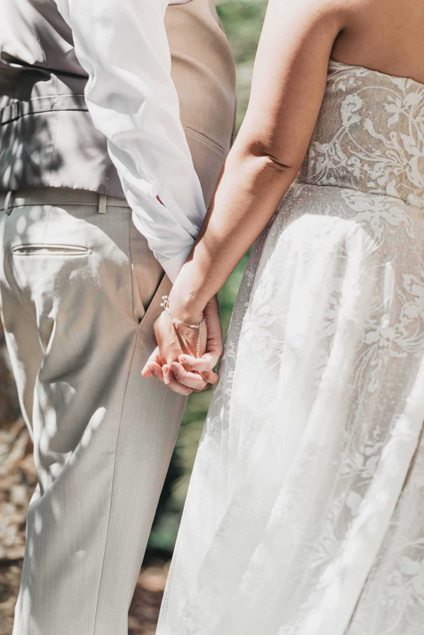 Pink White and Green Boho Garden Wedding in Irvine, California