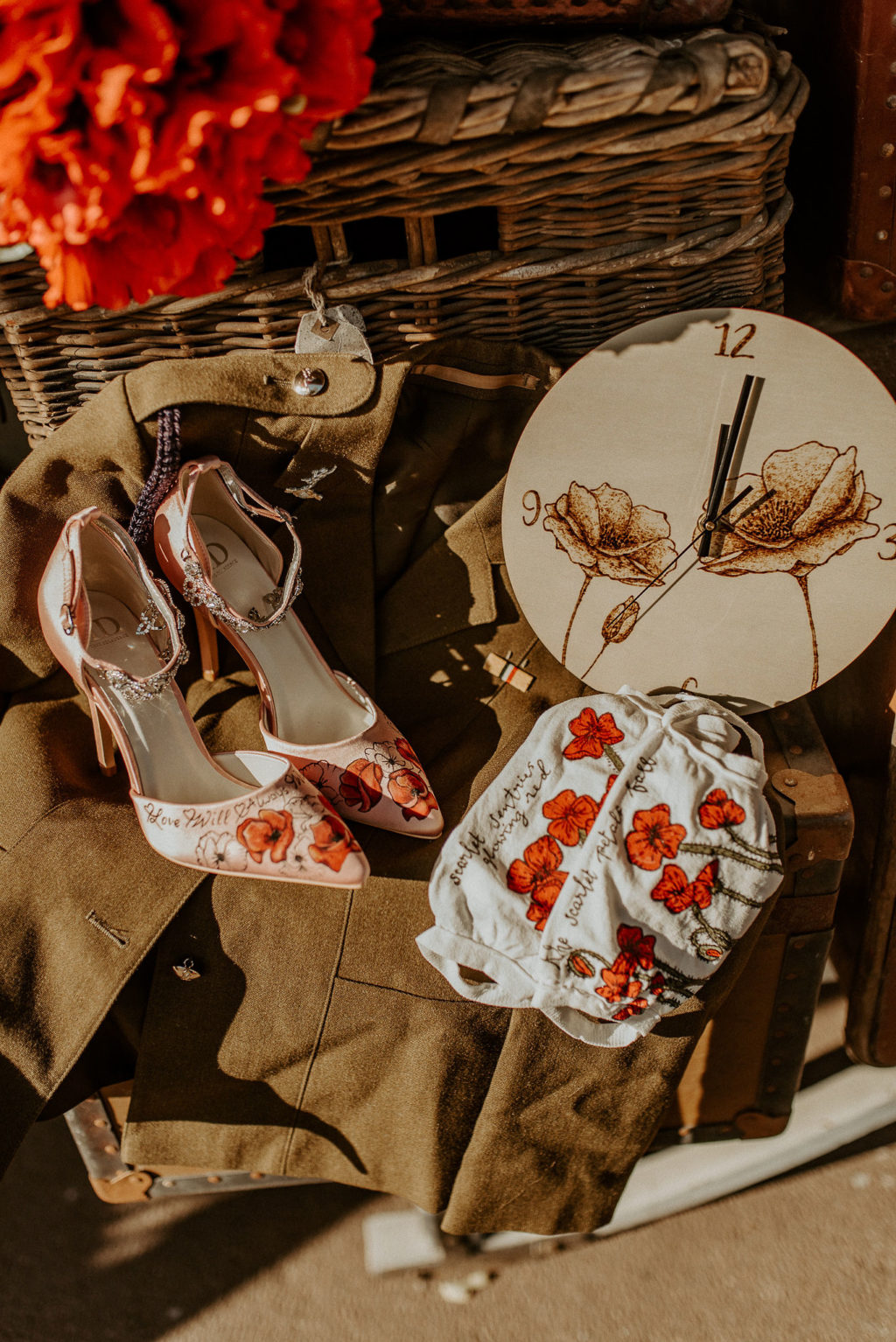 Vintage Railway Wedding Inspiration For 'The Poppy Appeal' 