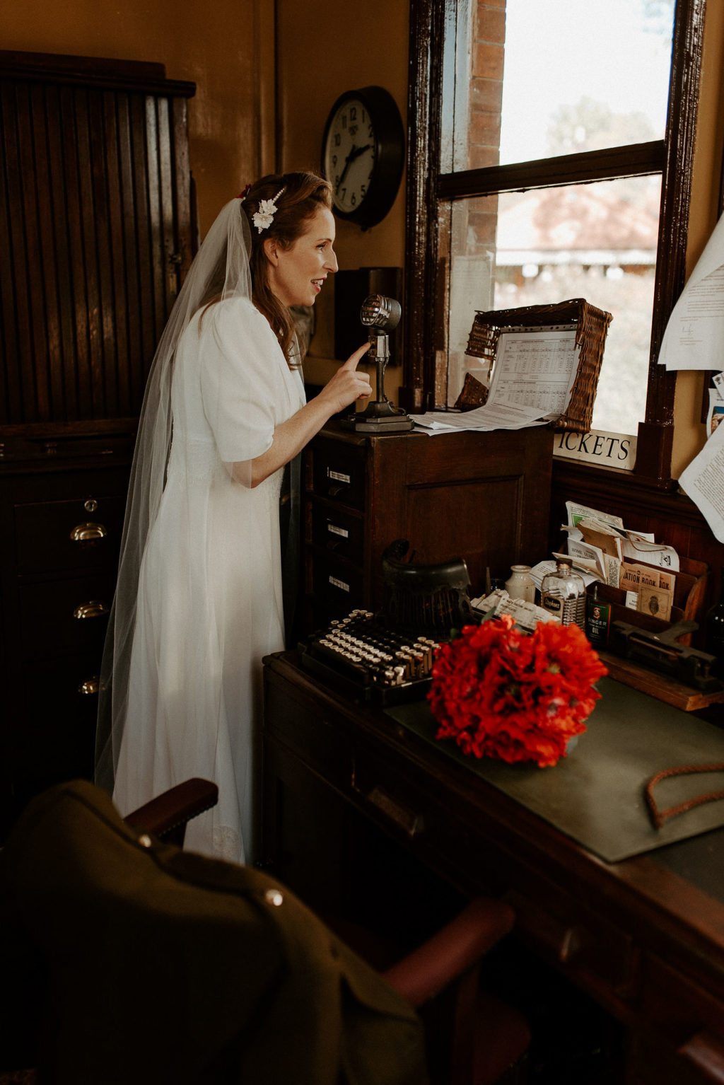 Vintage Railway Wedding Inspiration For 'The Poppy Appeal' 