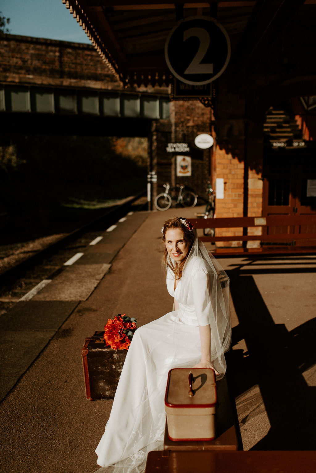 Vintage Railway Wedding Inspiration For 'The Poppy Appeal' 