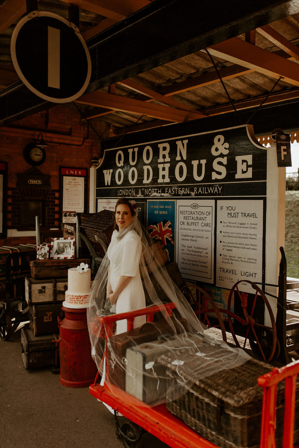 Vintage Railway Wedding Inspiration For 'The Poppy Appeal' 