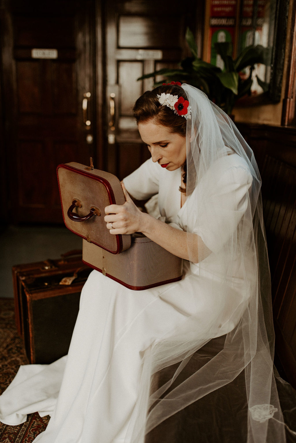 Vintage Railway Wedding Inspiration For 'The Poppy Appeal' 