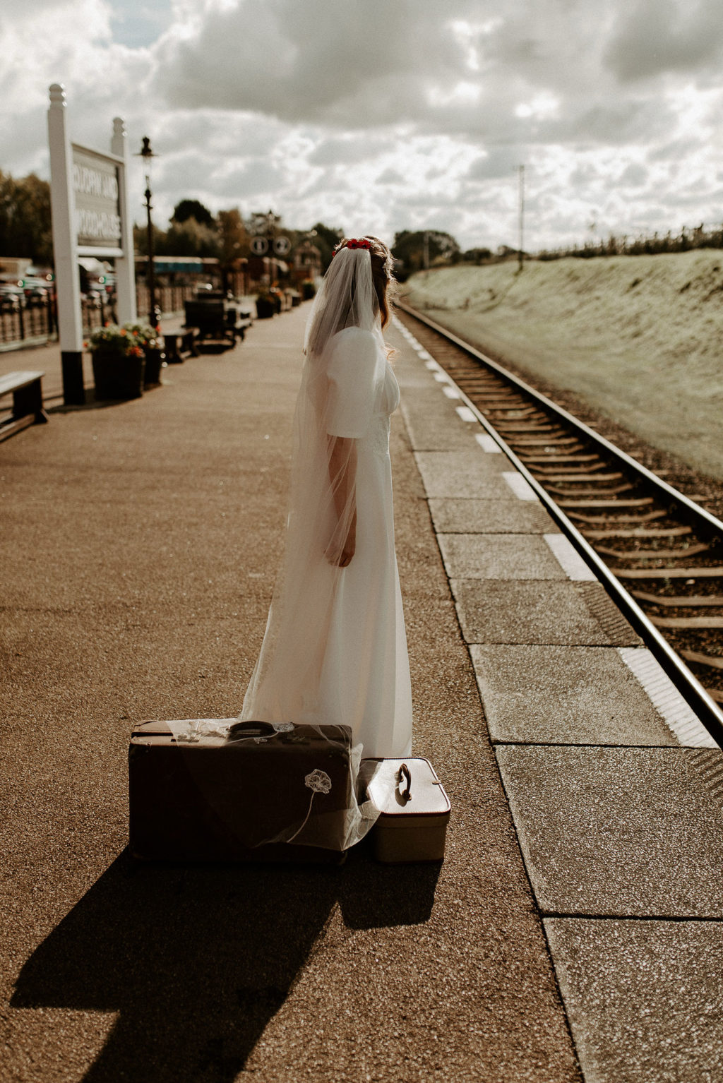 Vintage Railway Wedding Inspiration For 'The Poppy Appeal' 