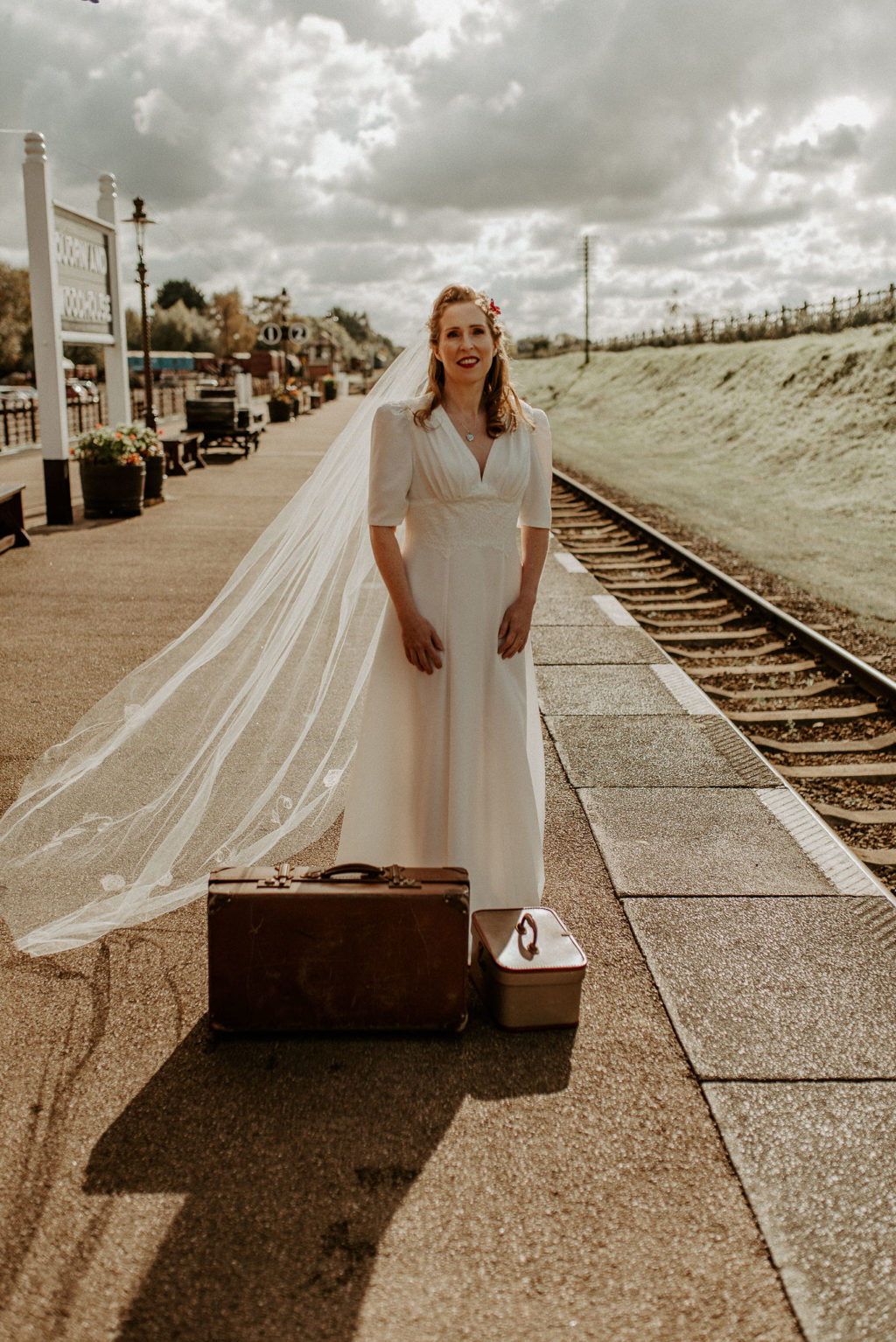 Vintage Railway Wedding Inspiration For 'The Poppy Appeal' 