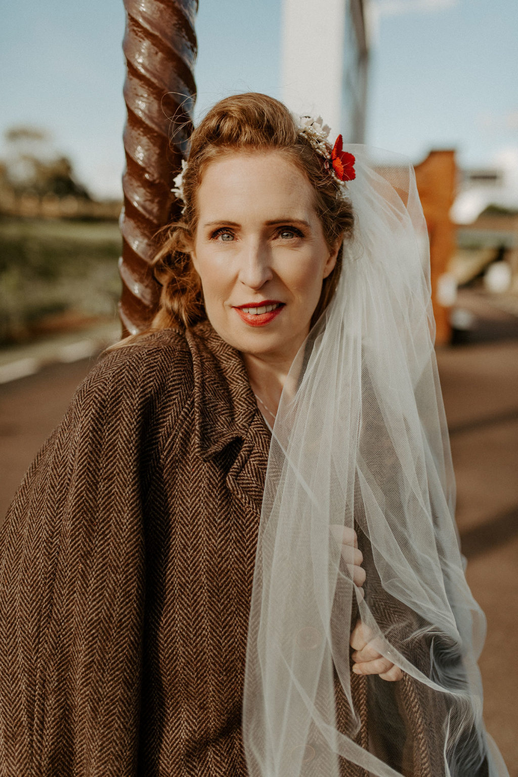 Vintage Railway Wedding Inspiration For 'The Poppy Appeal' 