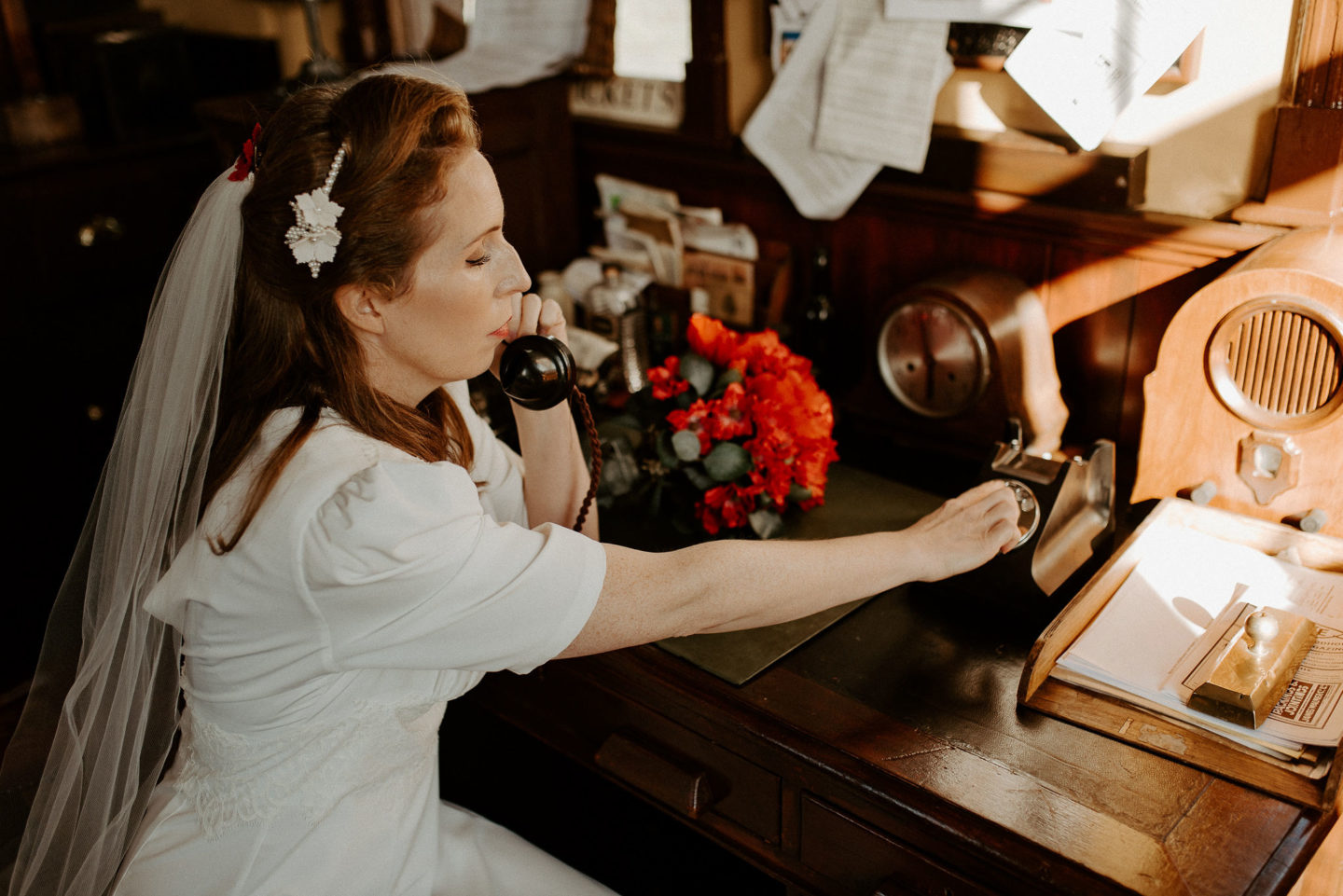 Vintage Railway Wedding Inspiration For 'The Poppy Appeal' 