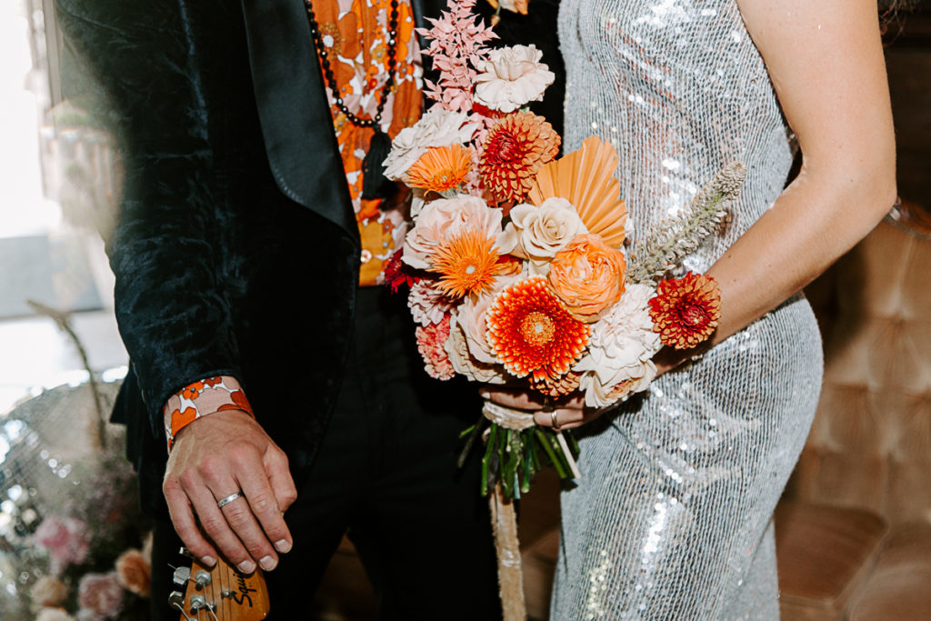 1970s Glam Rock Wedding Inspiration at Marden House Mansion