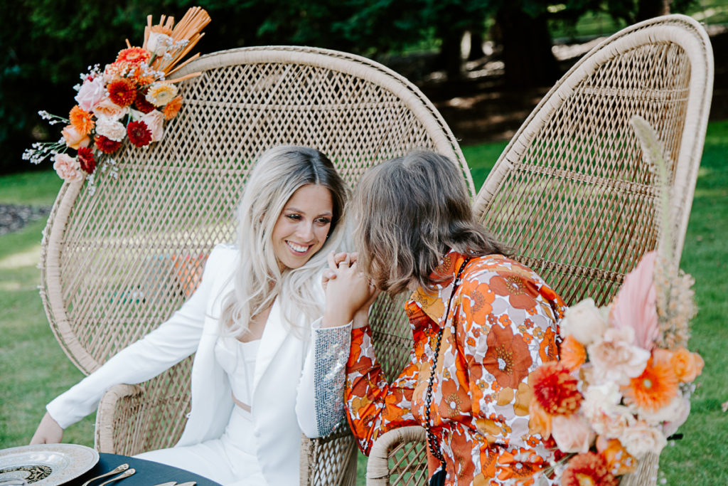 1970s Glam Rock Wedding Inspiration at Marden House Mansion