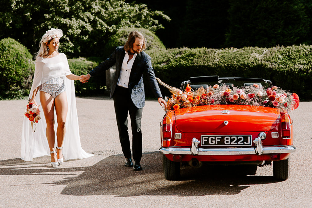 1970s Glam Rock Wedding Inspiration at Marden House Mansion