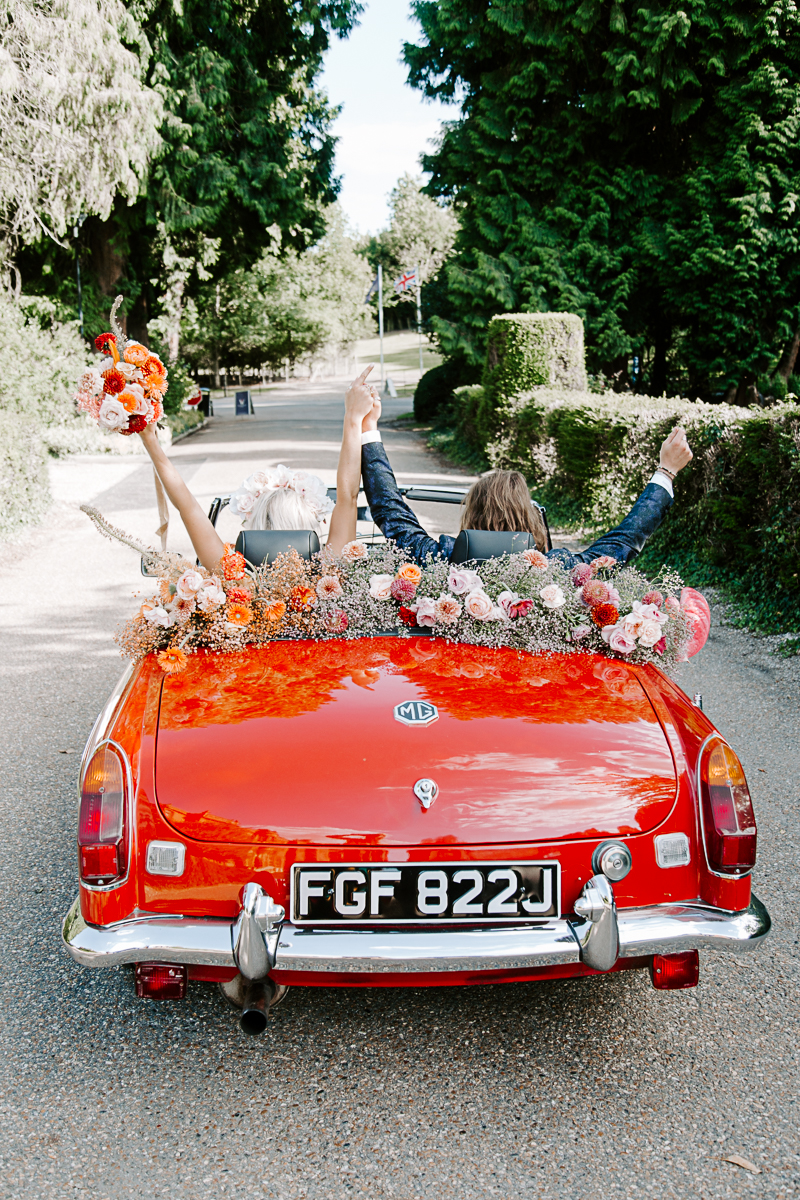 1970s Glam Rock Wedding Inspiration at Marden House Mansion