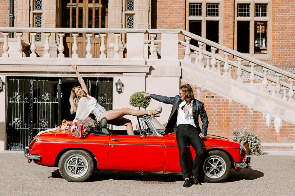 1970s Glam Rock Wedding Inspiration at Marden House Mansion