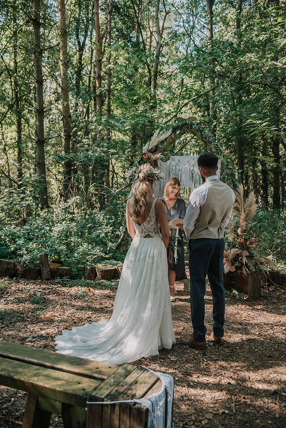 Relaxed Boho Wedding With Hand Fasting Ceremony at All Manor of Events Suffolk