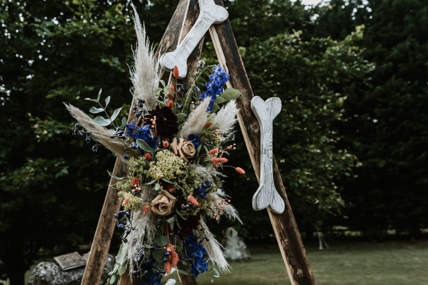 Dog Wedding With Doggy Ice Cream Reception at The Lost Village of Dode Kent