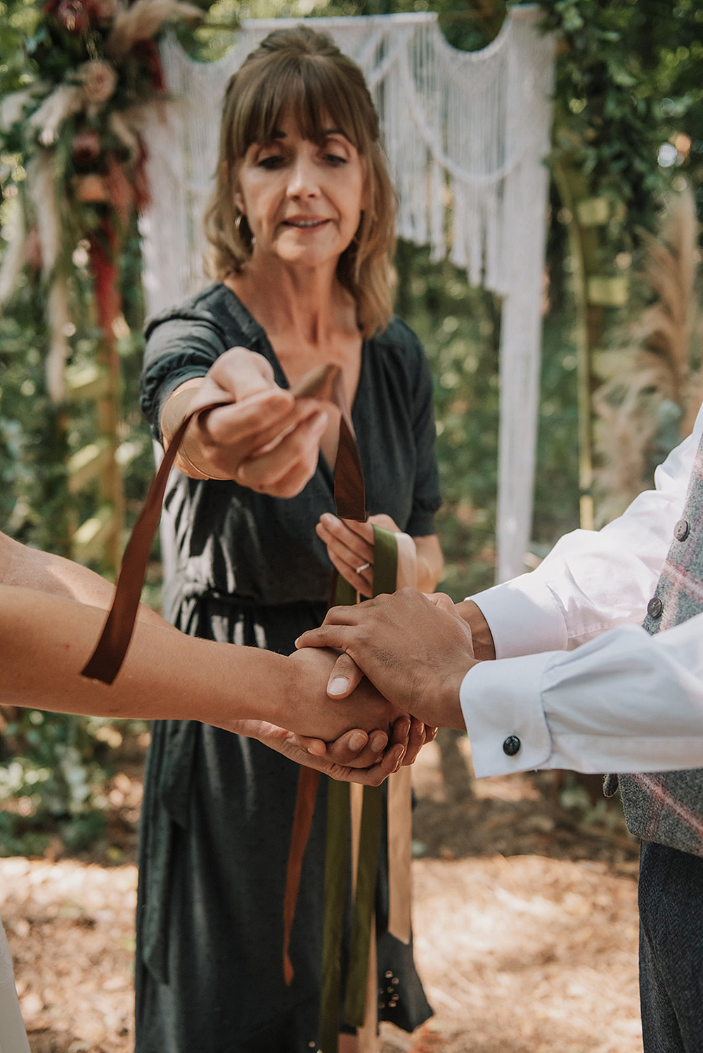 Relaxed Boho Wedding With Hand Fasting Ceremony at All Manor of Events Suffolk