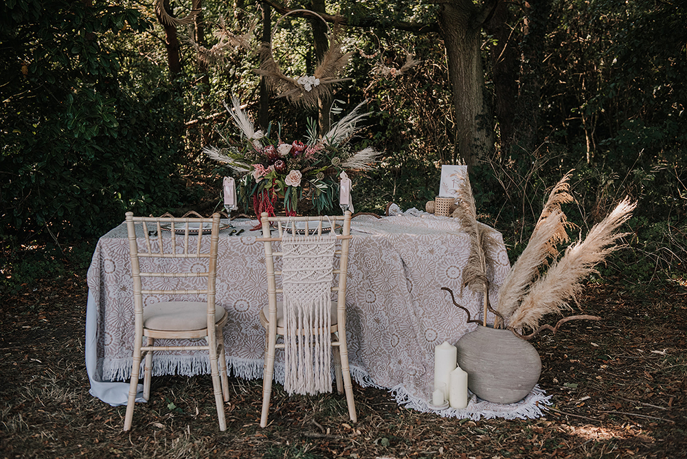 Relaxed Boho Wedding With Hand Fasting Ceremony at All Manor of Events Suffolk