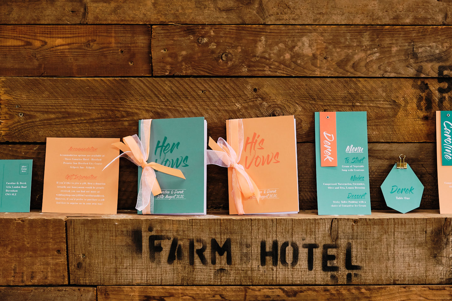 Bright and Bold Wedding With Country Vibes at The Barn at Drovers, Wales