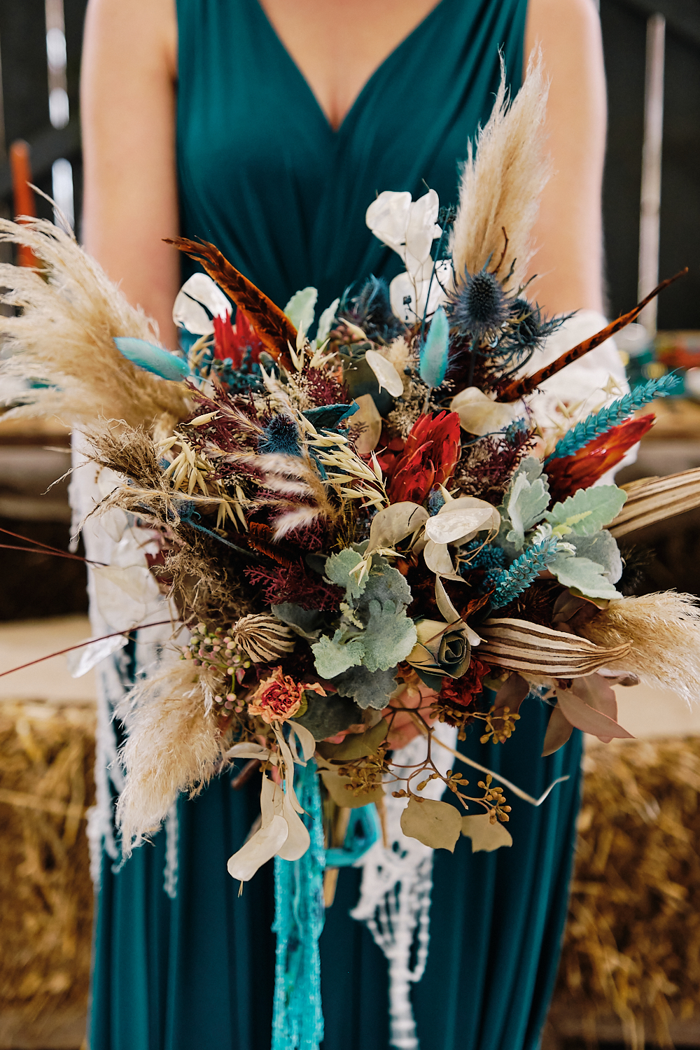 Bright and Bold Wedding With Country Vibes at The Barn at Drovers, Wales