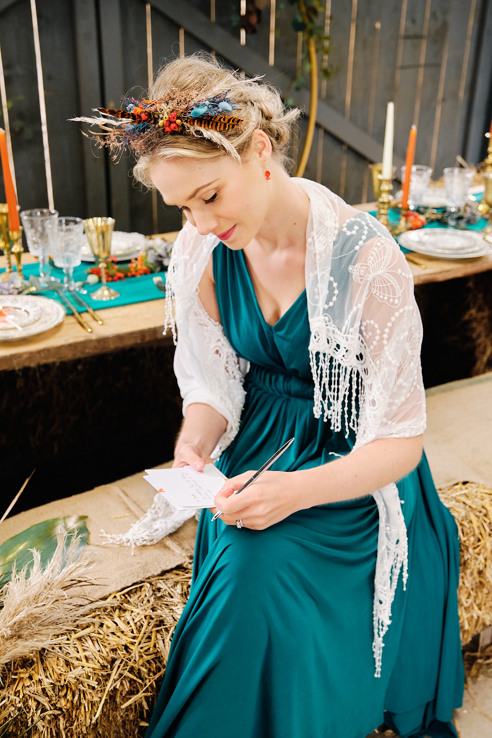 Bright and Bold Wedding With Country Vibes at The Barn at Drovers, Wales