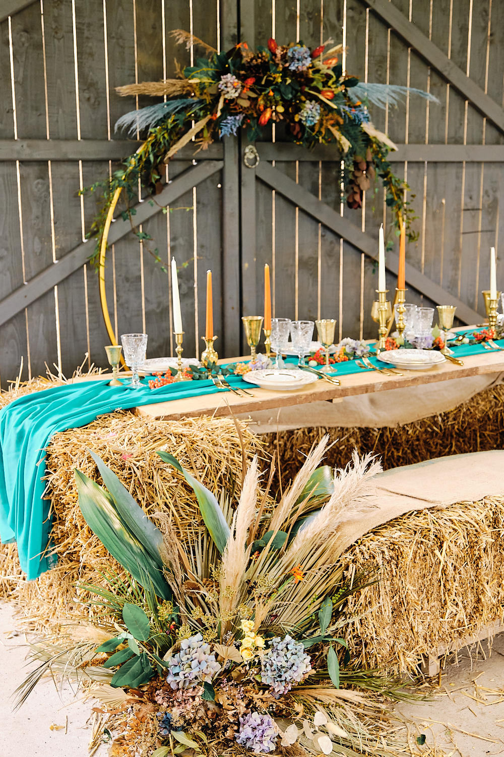 Bright and Bold Wedding With Country Vibes at The Barn at Drovers, Wales