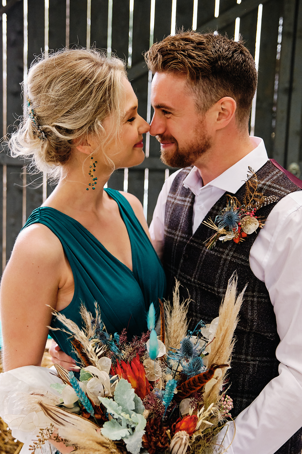 Bright and Bold Wedding With Country Vibes at The Barn at Drovers, Wales
