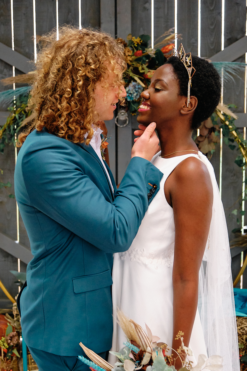 Bright and Bold Wedding With Country Vibes at The Barn at Drovers, Wales