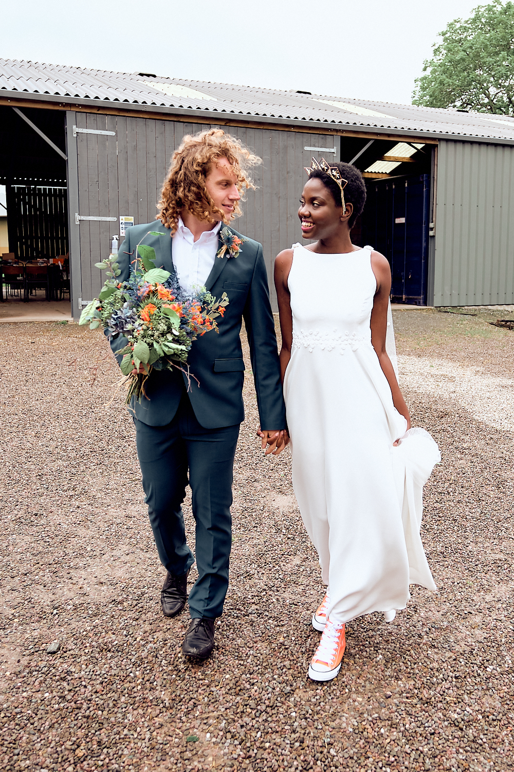 Bright and Bold Wedding With Country Vibes at The Barn at Drovers, Wales