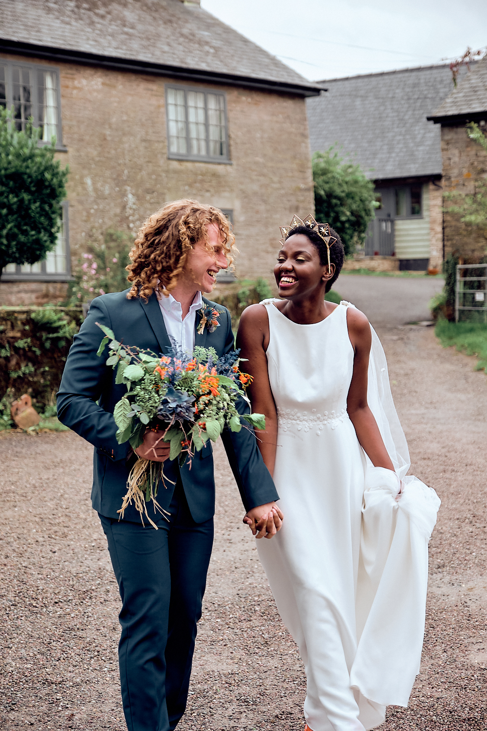 Bright and Bold Wedding With Country Vibes at The Barn at Drovers, Wales