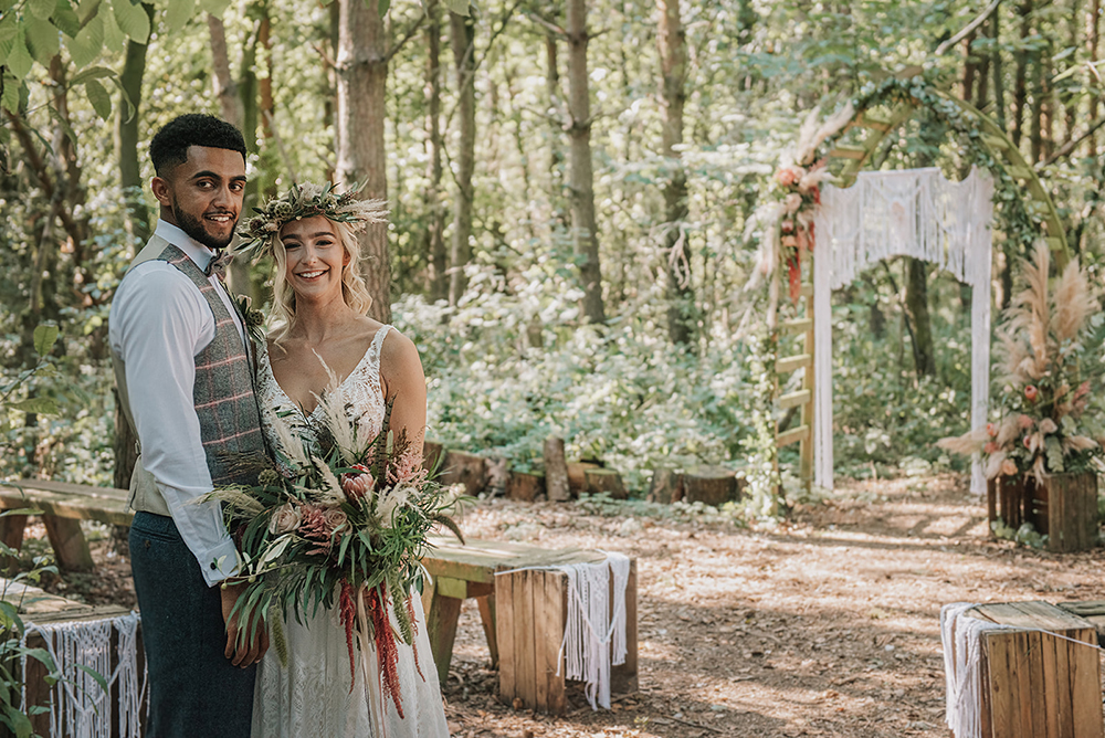 Relaxed Boho Wedding With Hand Fasting Ceremony at All Manor of Events Suffolk