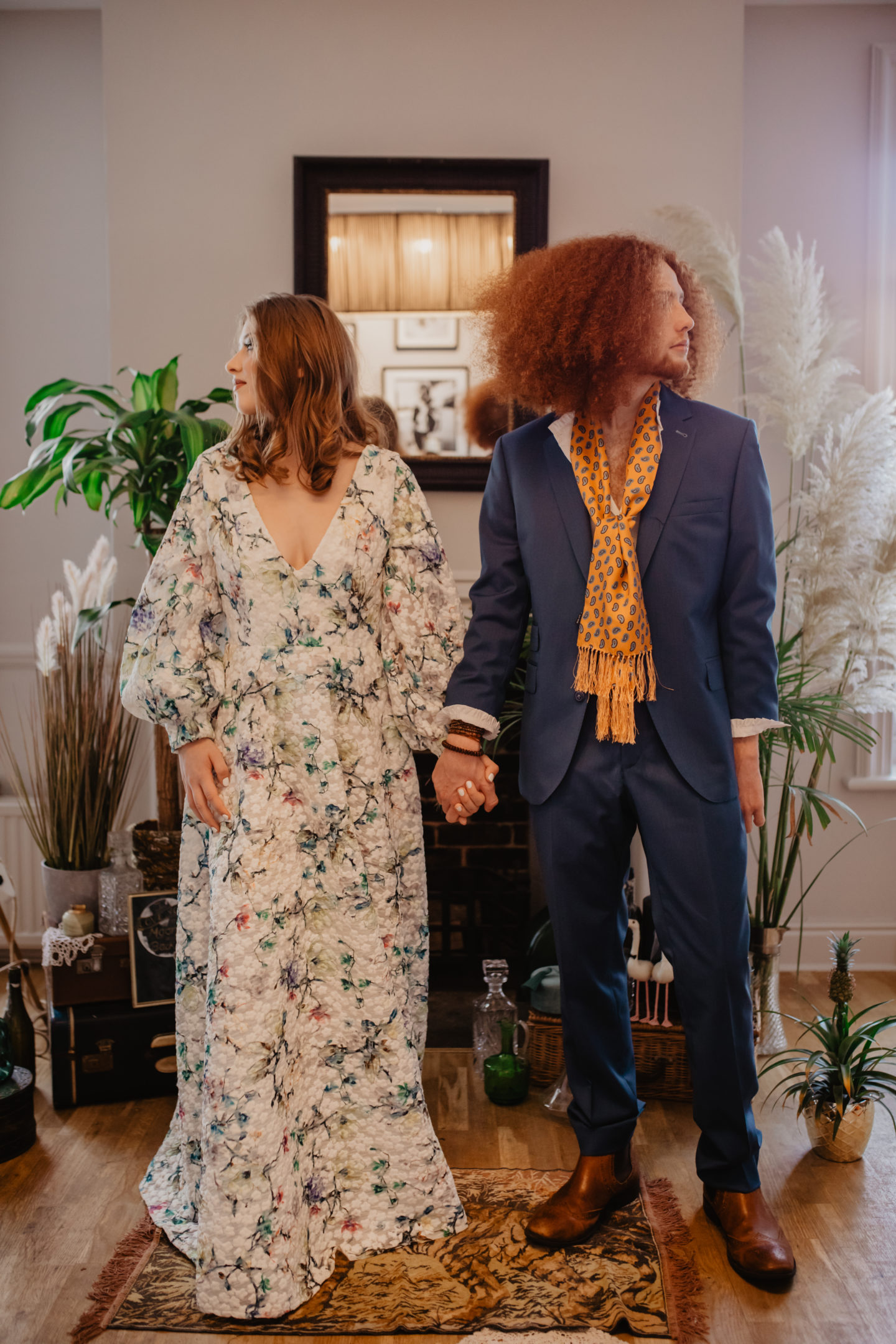 1970s Wedding With Decadent Details at The George Hotel, Isle of Wight