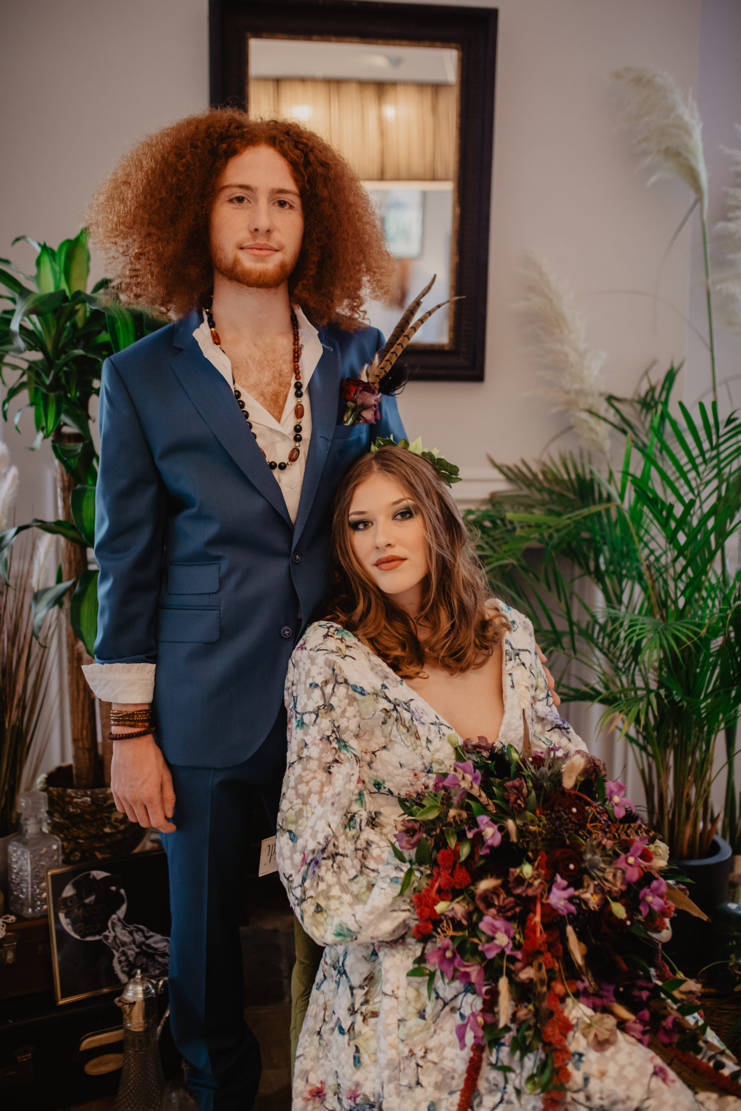 1970s Wedding With Decadent Details at The George Hotel, Isle of Wight